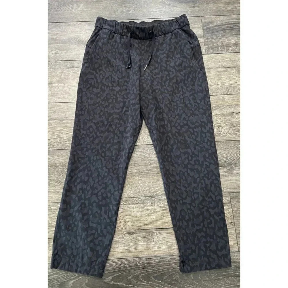 Lululemon Athletica On The Fly Leopard Print Joggers